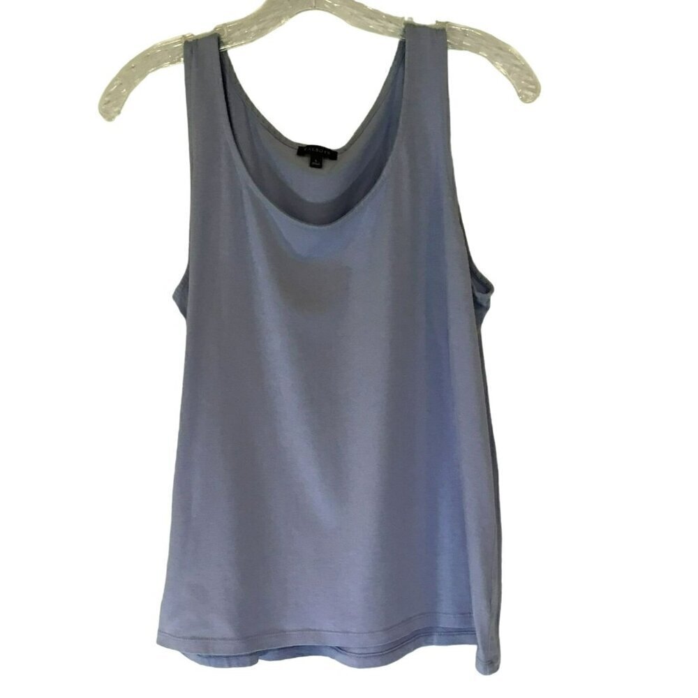 Talbots Stretch Tank Top in Soft Blue Women's Size Large Career All Seasons